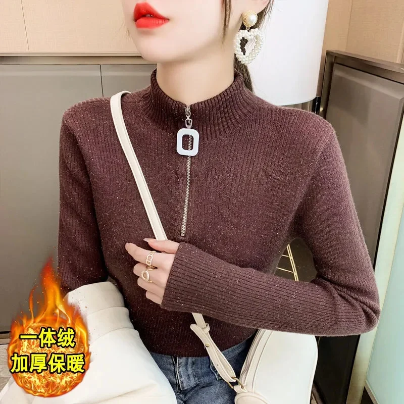 

Pullover Turtleneck Sweater Women 2023 Autumn Winter Clothes Female Jumper Pull Femme Hiver Basic Warm Knitted Sweaters