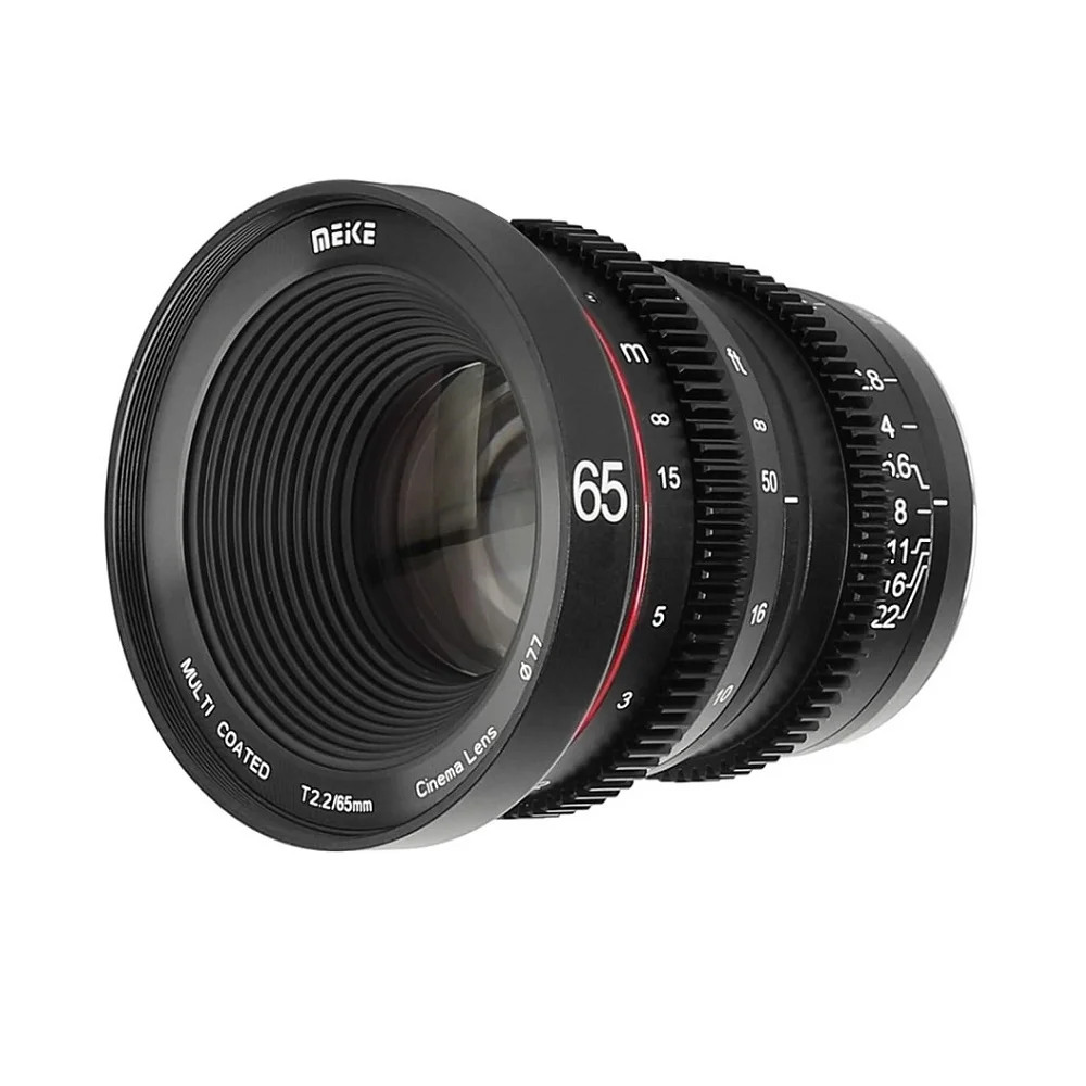 Meike 65mm T2.2 Wide-Angle Manual Cinema Lens for Olympus Panasonic M4/3 MFT Mount Cameras BMPCC 4K GH5 GH6 GX7 GX8 G9 E-M1