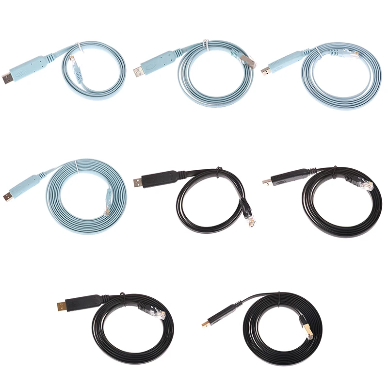 التصحيح-كابل usb لوحدة التحكم rj45 ، 1/1.5/1.8m ، لجهاز التوجيه سيسكو h3c hp arba 9306 huawei