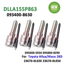 Ortll 4 pezzi DLLA155P863 ugello iniettore Diesel 093400-8630 carburante DLLA155P1062 per TOYOTA 095000-8290 23670-0L020