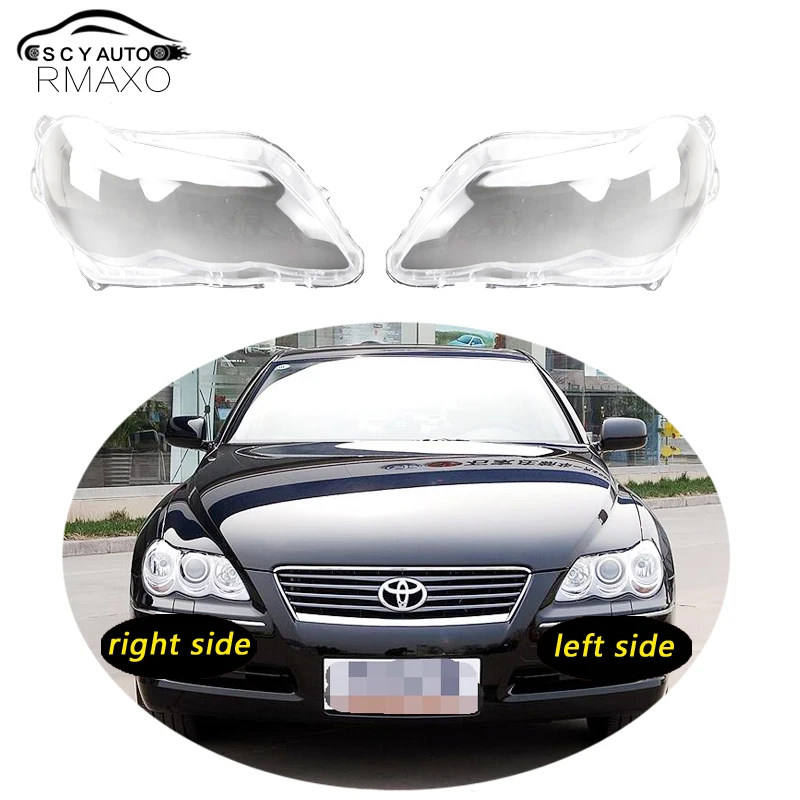 Use For Toyota Mark X 2005-2009  REIZ Transparent Headlamp Cover Lamp Shade Front Headlight Shell Lampshade Lens shell