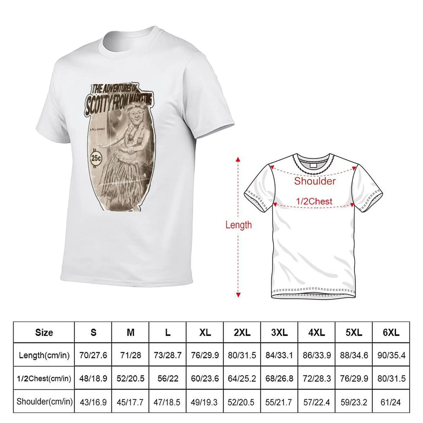 The Adventures of Scotty from Marketing T-Shirt plus size tops Funny t-shirts men t shirts