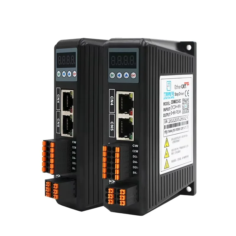 Unidade de circuito aberto de ônibus 2DM522-EC 0-2.2A para máquina CNC EtherCAT Stepper Kit Driver de controle de circuito aberto