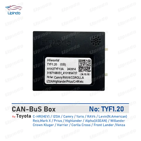 Автомобильный Android-радио CAN-адаптер декодера шины для Toyota Corolla Yaris Reiz IZOA Prius C-HR Camry Highlander RAV4 Levin Venza