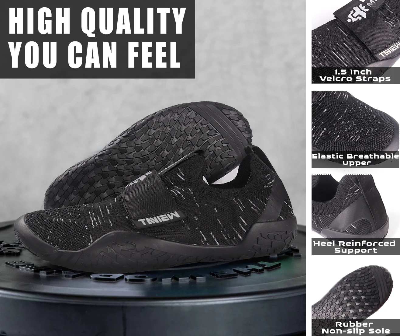 Deadlift Shoe Gym Weightlifting Fitness Minimalist Slipper Barefoot Shoes Cross Trainer Shoes