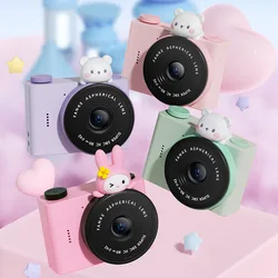 Digital camera a5 kids cartoon student camera front and rear dual camera portable flap pocket pants camera mini digital camera k