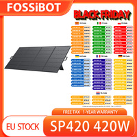 FOSSiBOT SP420 420W Portable Fordable Solar Panel, 23.4% Conversion Efficiency, IP67 Waterproof, Foldable and Portable