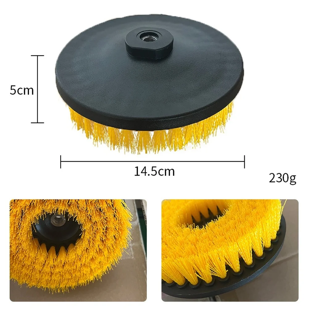 6inch / 5 Inch Nylon Scrub Brush For Lawn Mower Accessories Floor Grout Bathroom Corner Cleaner Garden Accessories