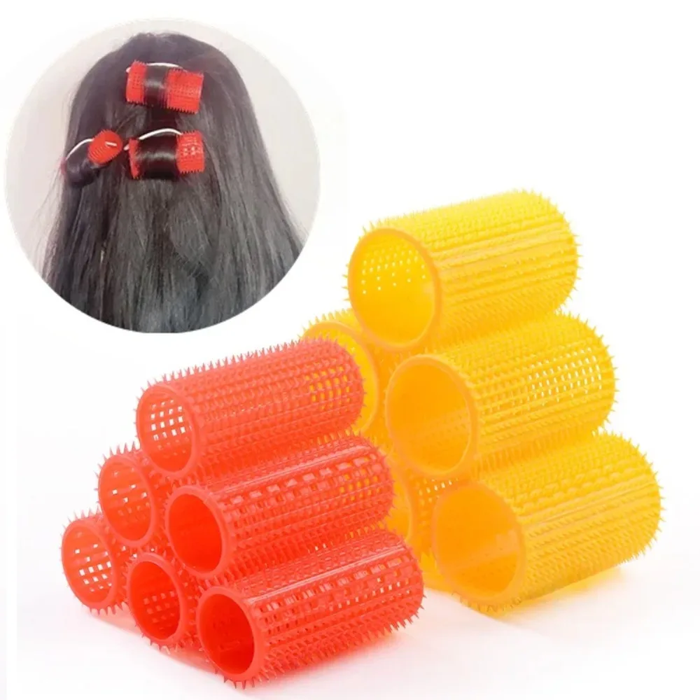 

6Pcs Soft Teeth Curling Iron Fluffy Self-adhesive Bangs Hair Roll Curling Artifact Bangs Fluffy Adhesive Hair Hairdressing Tool