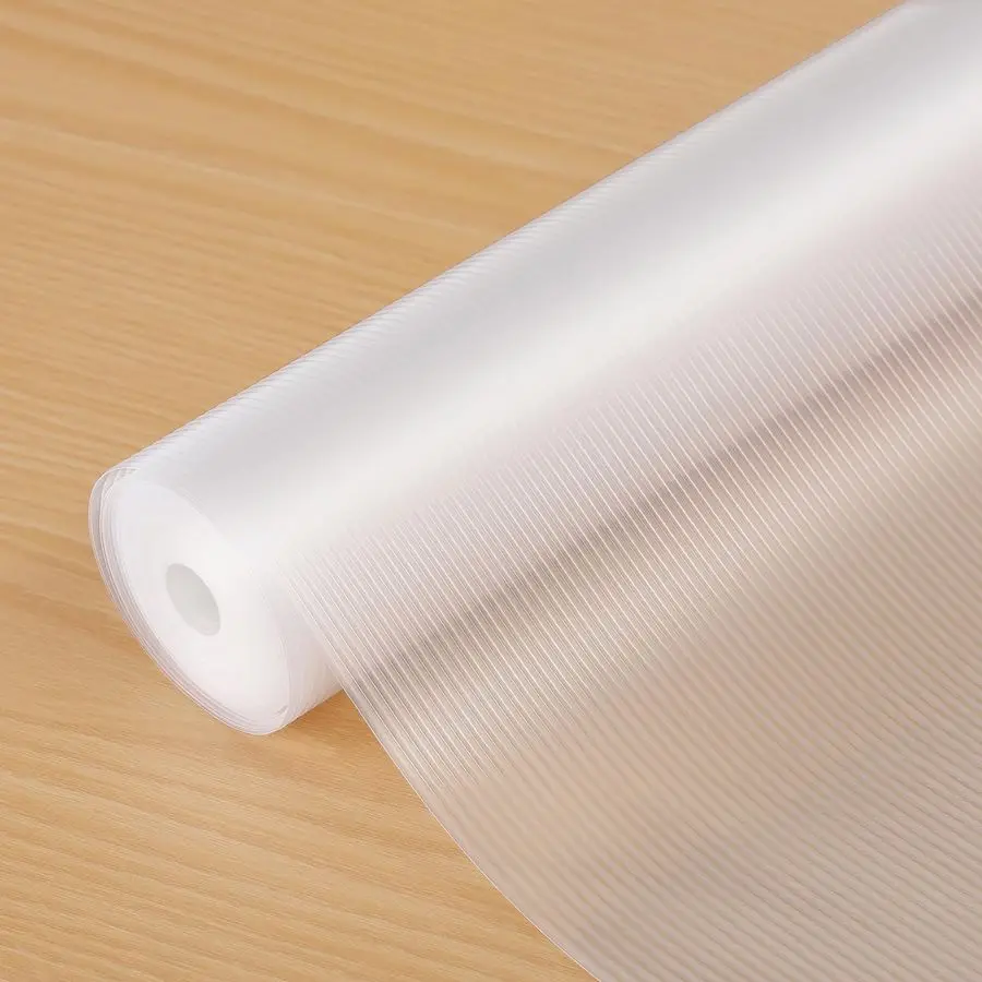 

Liners 23 inch x 20 ft Shelf Liners for Kitchen cabinets nonstick Lining Drawer Mats EVA Protector for Cupboard Clear Ribbed,23