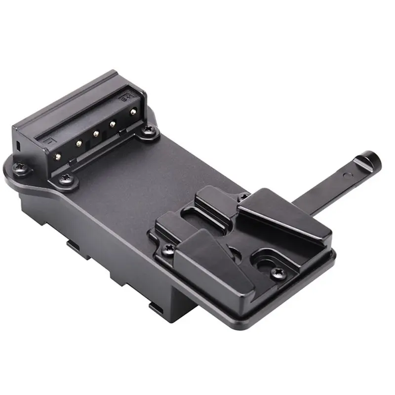 CJSD-V-Mount مشبك إلى NP-F550/F970 بطارية الدمية لشاشة DJI LED نقل الفيديو على شكل حرف V لوحة تركيب إمداد الطاقة