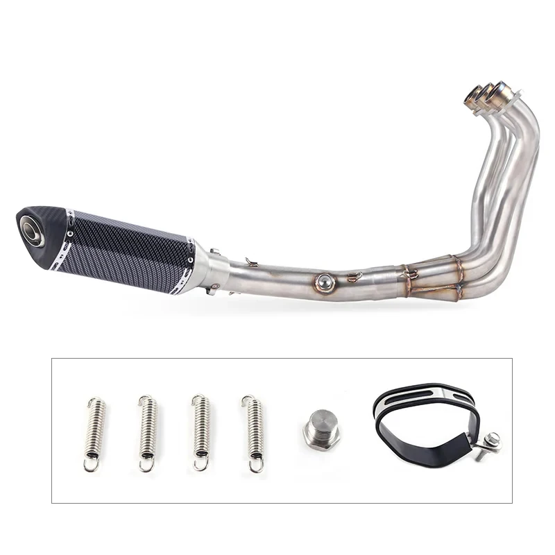 Fz09 Mt09 Uitlaat Volledig Systeem Voor Yamaha Mt-09 Fz-09 Xsr900 2013 Tot 2021 Motorfiets Uitlaat Motorfiets Uitlaat