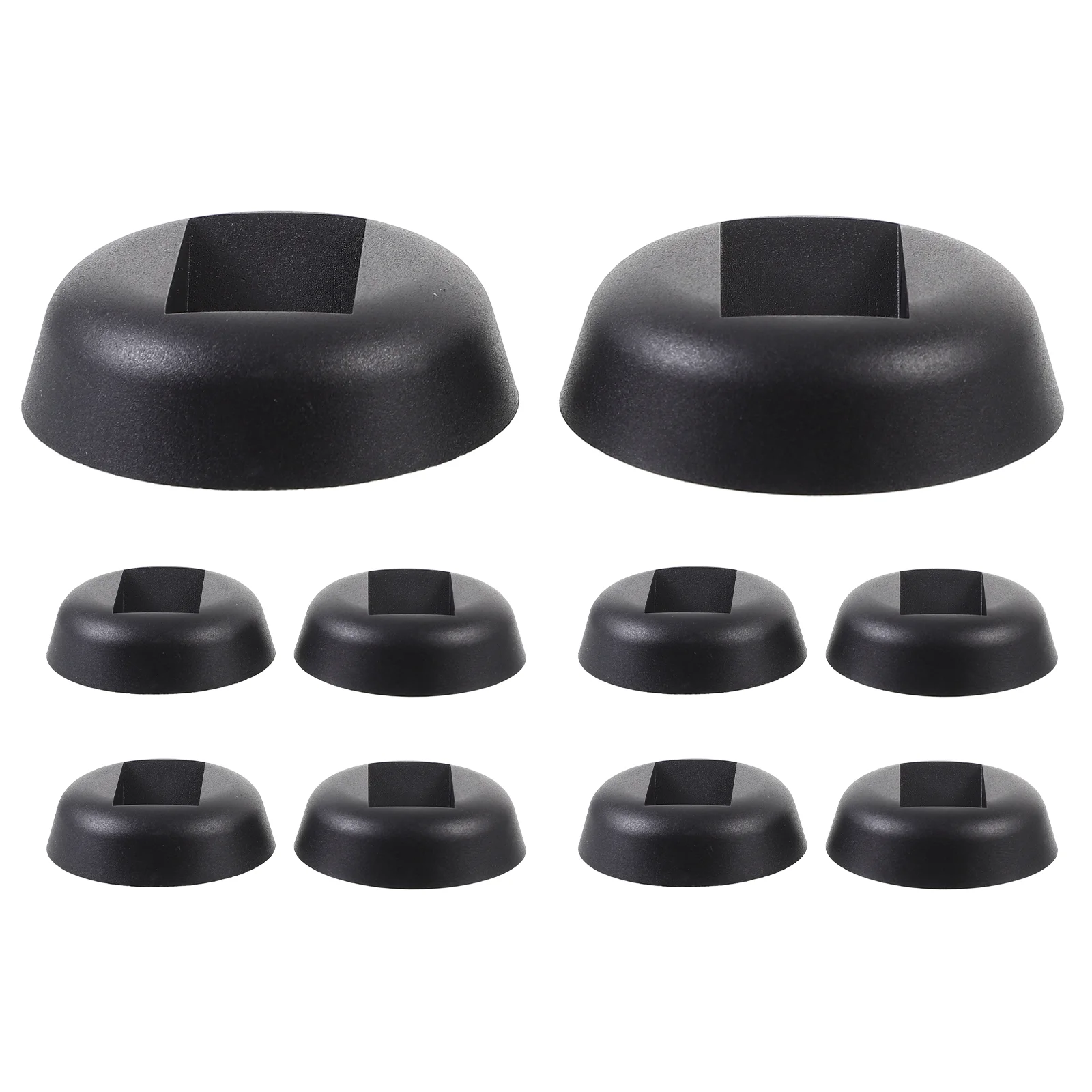 

10 Pcs Monitor Display Box Base Jewelry Cases Coin Frame Plastic Floating Frames