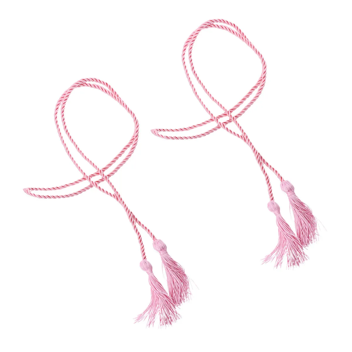 Graduation Cords for Bachelor Degree Ceremony Polyester Braided Tassel Rope Graduation Accessory Grad Cord with Stranded