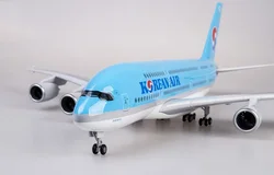 47CM 1:160 Scale Airbus A380 Korean Air Aircraft Model Die-casting Machine Souvenir Decoration Collected Gift By Aviation Enthus