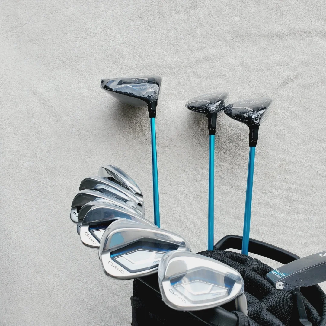 2026New Men Golf Complete Set G440 Golf Driver Wood Irons Putter Golf Clubs Full Set Graphite Shaft Headcover Christmas gifts