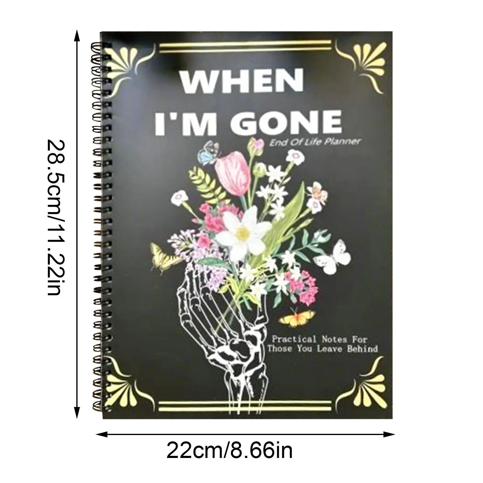 End Of Life Planner Death Planner Organizer Guided Workbook สมุดบันทึกสําหรับสิ่งของจะเตรียมความสําคัญ