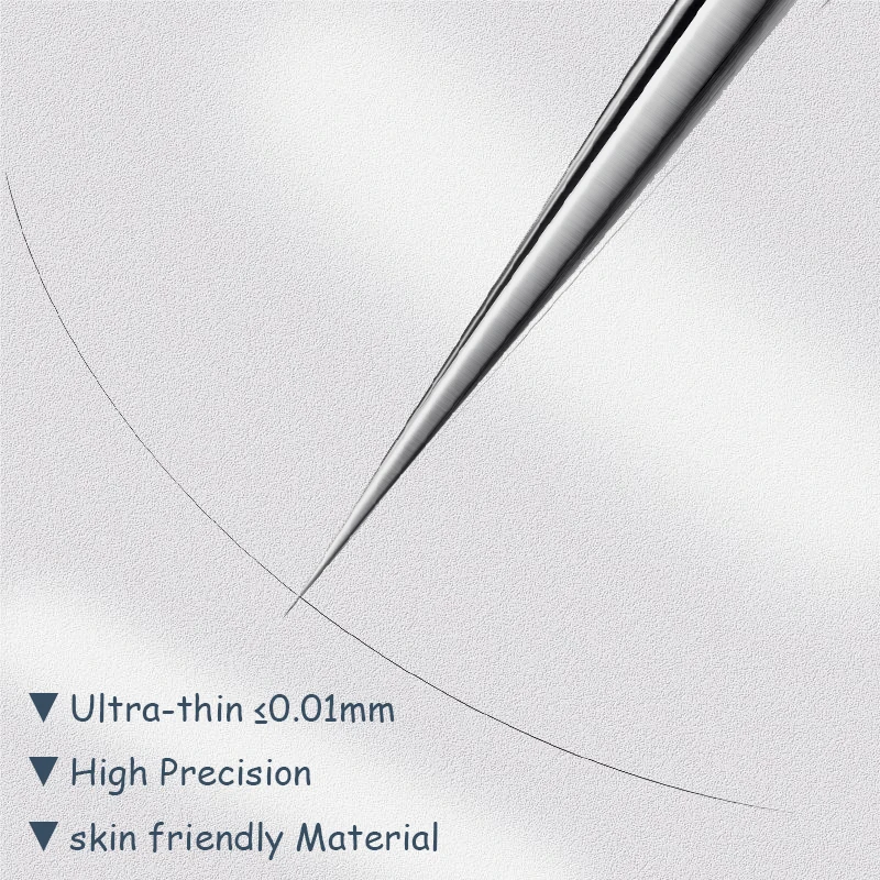 5/3pcs Ultra-fine No. 5 Cell Pimples Blackhead Clip Tweezers Beauty Salon Special Scraping & Closing Artifact Acne Needle Tools