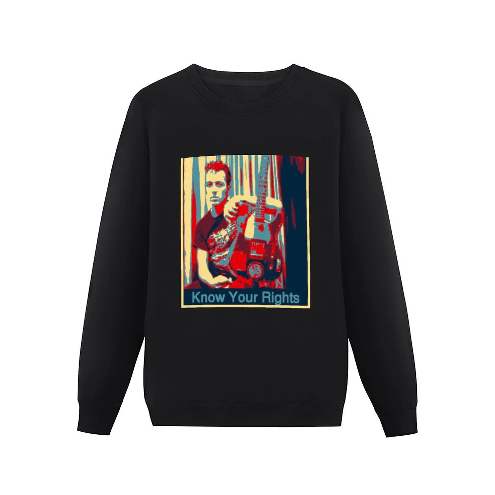 Joe Strummer Know Your Rights Pullover Hoodie men's winter sweater sweatshirts men