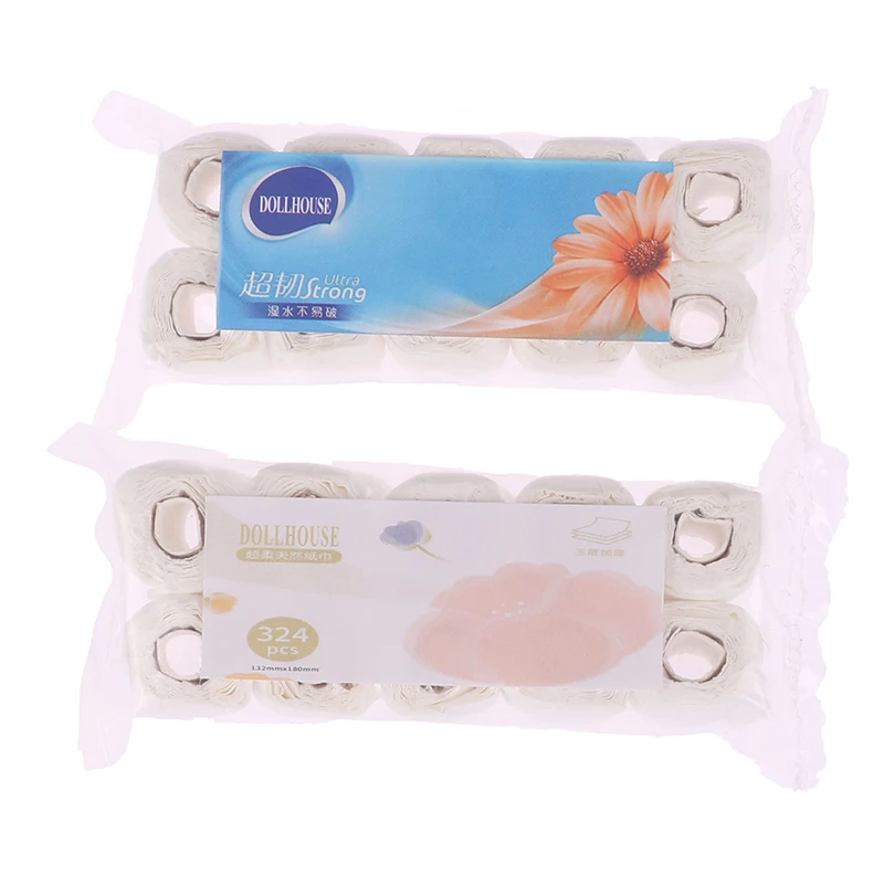 

1:12 Dollhouse Miniature Paper Towel Roll Model Roll Of Tissue Dolls House Home Bathroom Scene Decor Toy Kids Pretend Play Toys