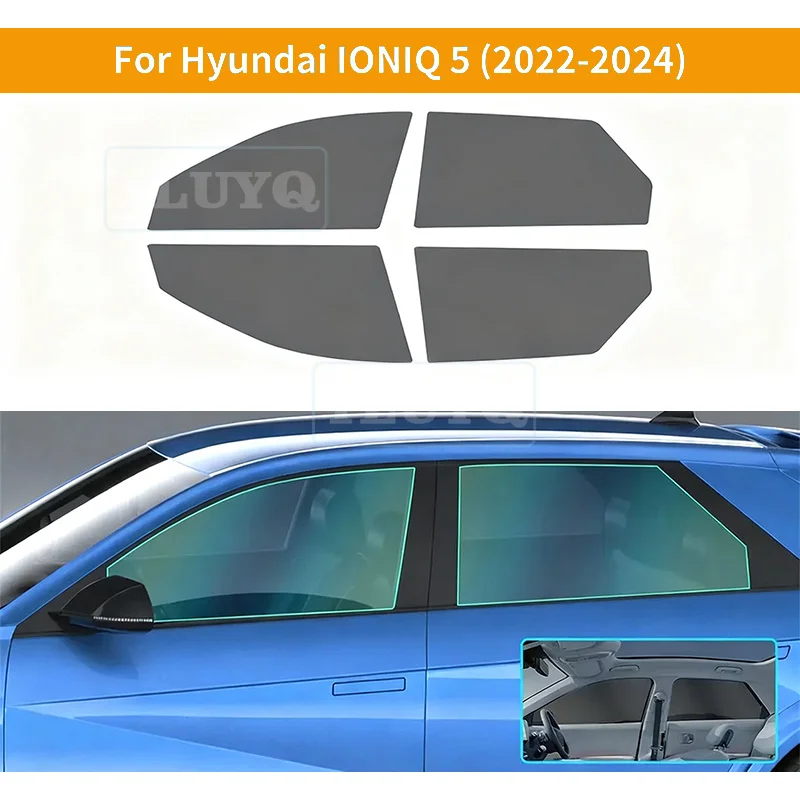 

For Hyundai Ioniq 5 2022 2023 2024 Car Front Rear Side Window Solar UV Protector Tint Film Sticker Privacy Protective