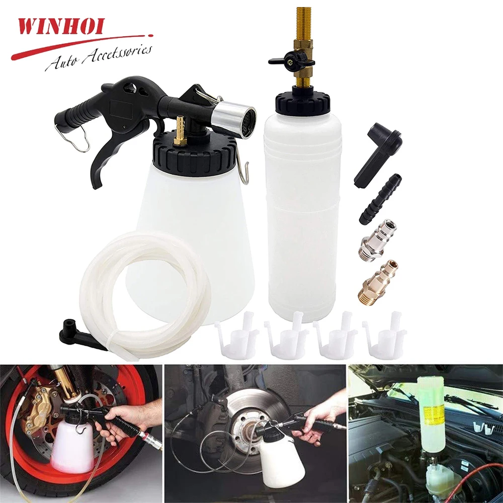 Car Brake Bleeder Kit Oil Change Pump 1000ml Brake Fluid Replacement Tools Brake Oil Exchanger for Auto Car Truck Motorcycle