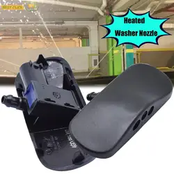 2Pcs/Pair Front Windshield Washer Nozzles Jet Heated Set For Audi A1 8X A4 B8 Q3 Q5 Q7 4L TT 2011 2012 2013 2014