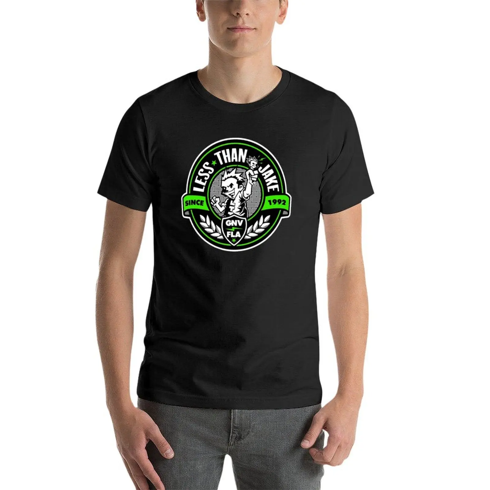 less than jake musician 1992 T-Shirt shirts graphic tees oversizeds heavy weight t shirts for men