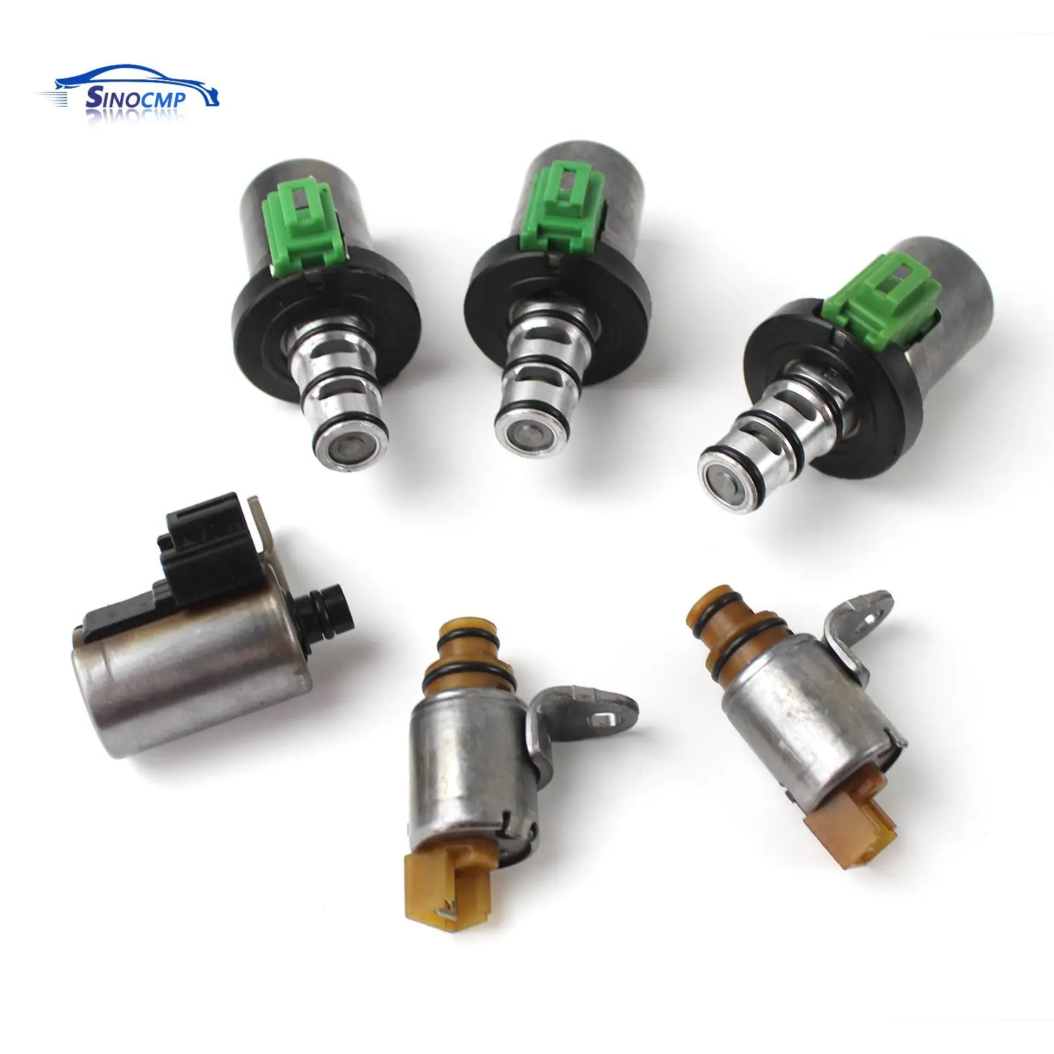 

​48420K-R 4F27E FN4A-EL 6 PCS 5-Speed Transmission Solenoid Kit Engine Auto Parts For 2000-2012 Ford Focus Mazda 2 3 5 CX-7 MPV