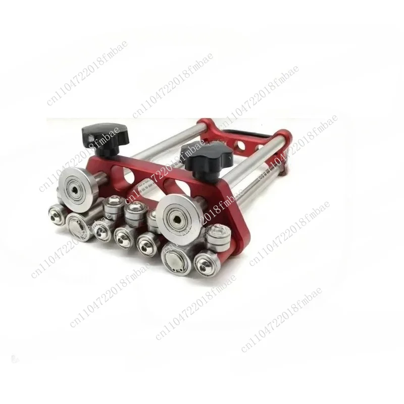2-Station Metal Sheet Bending Roller, Roofing Tool with Folding & Hemming Functions, Portable Hand Operated