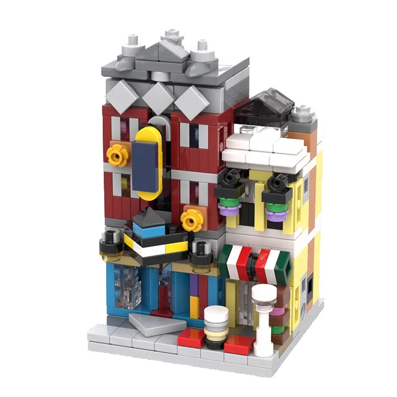 Building Block MOC-131918 Street View Mini Jazz Club 392PCS Adult and Children's Puzzle Education Birthday Christmas Toy Gift