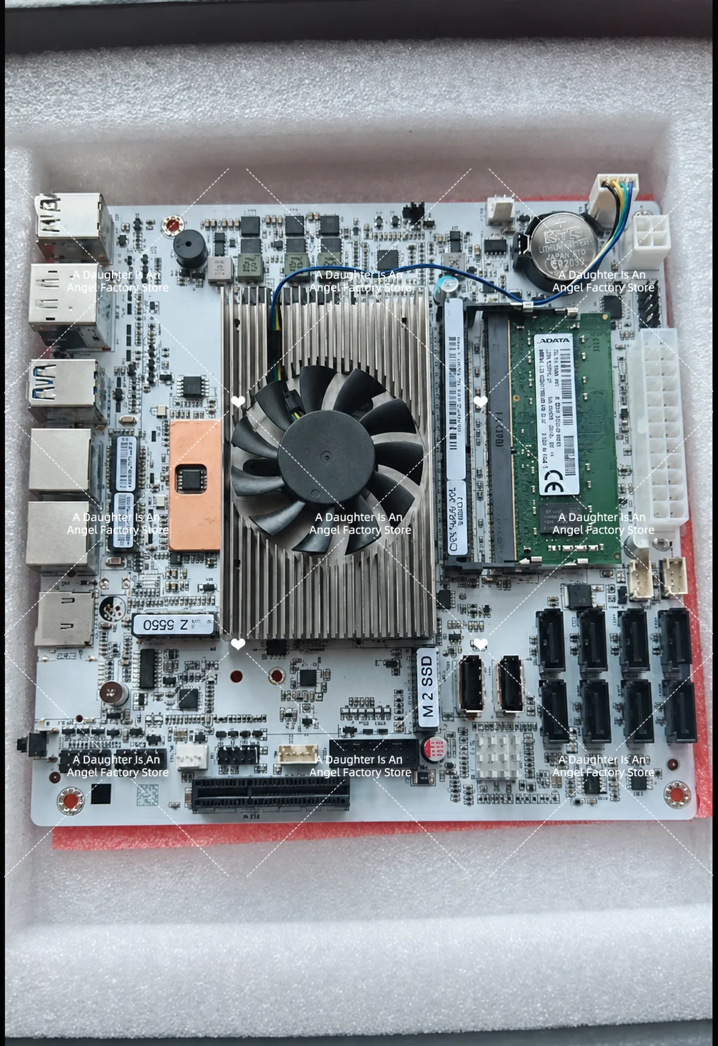 8SATA + Dual M.2 + Dual DDR，8 Disks - I5-8265UES Onboard