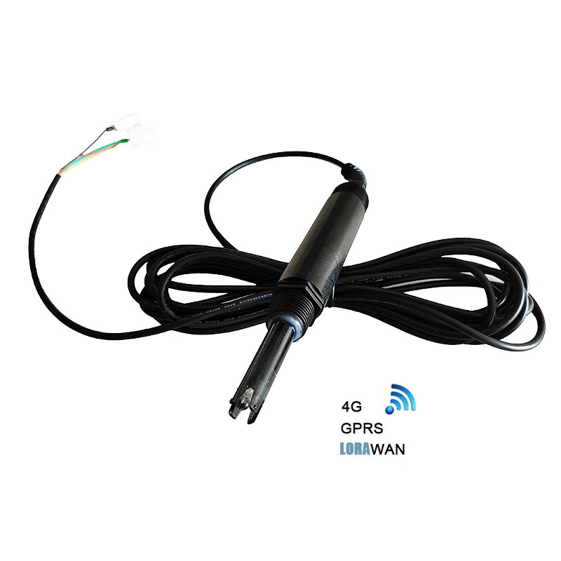 High Accuracy RS485/4-20mA Water Quality pH Sensor with Temperature Compensation for Water Treatment Equipment
