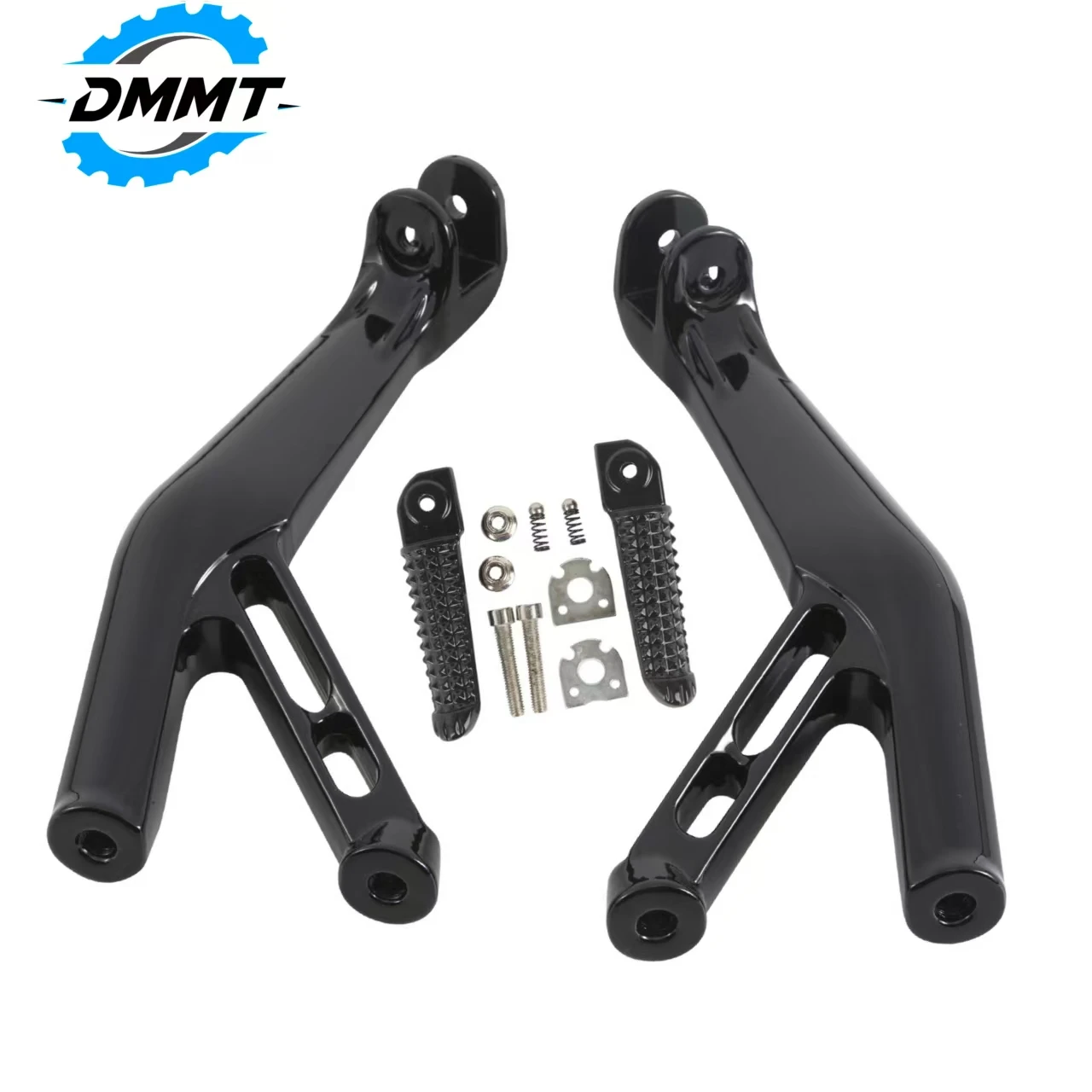 Motorcycle Rear Footpeg Foot Pegs Passenger Foot Pedal Bracket Kit For Yamaha YZF R1 R1S R1M YZF R6 YZF R7 2015-2024