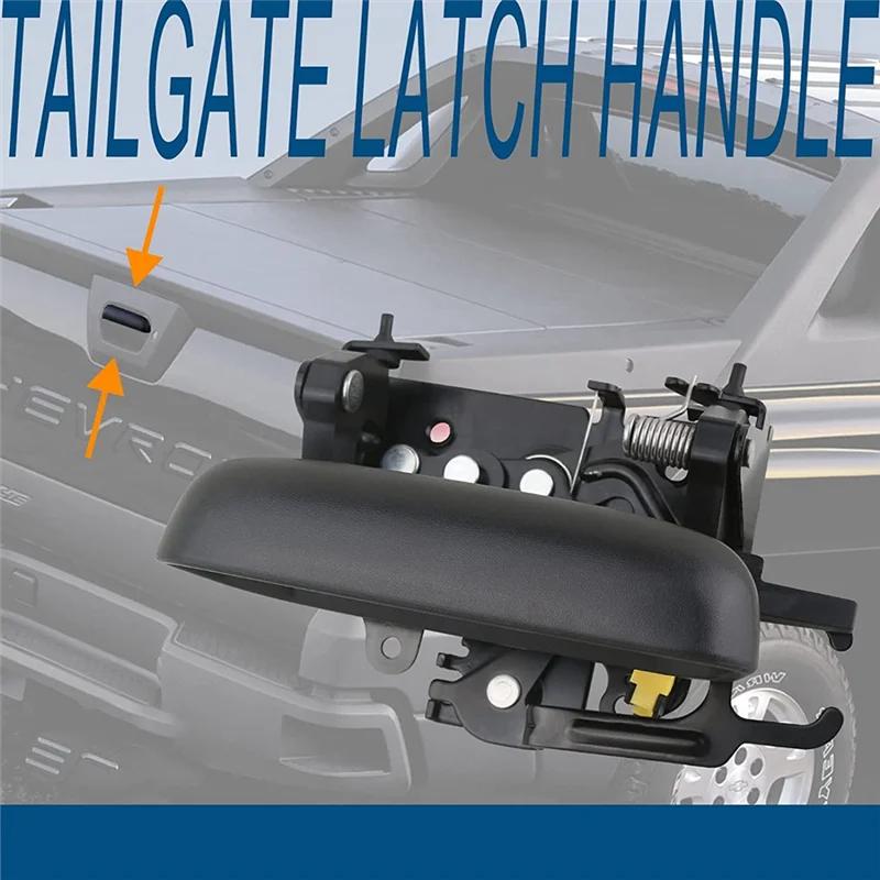 Tailgate Latch Handle for Chevy Chevrolet Avalanche 1500 2500 Pickup 2002 2003 2004 2005 2006 Replaces 15086873 19209650