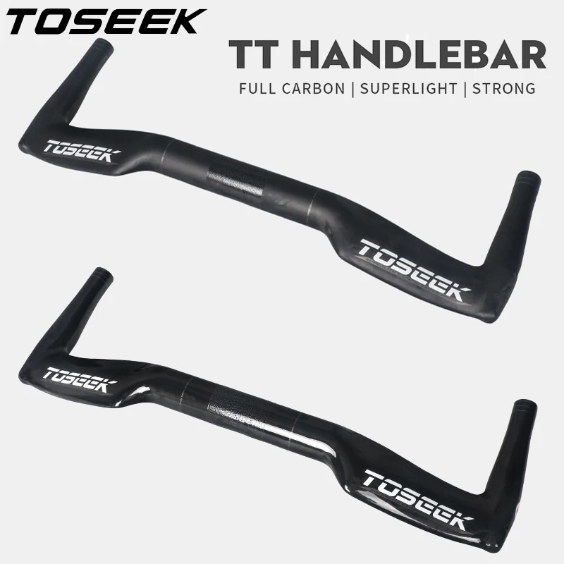 

TOSEEK TT20 Road Bike Handlebar Carbon Fiber Bicycle Rest Handle Bar TT Handlebar 400/420/440MM Ultralight Race Bike Rest TT Bar