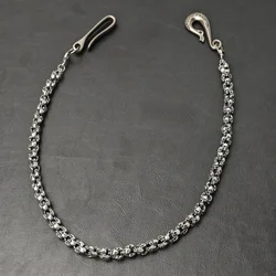 New 2025 Model Rotundity Skull Pants Chain Unisex One's Waist luxurious y2k Accessories Punk Hip Hop Key Chain Wholesaler