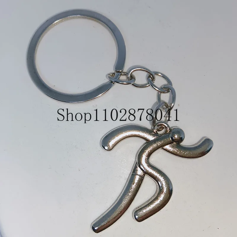 Fashion Jewelry Zinc Alloy Keychain Sport Matchmaker Automobile Basketball Running Classic Gift