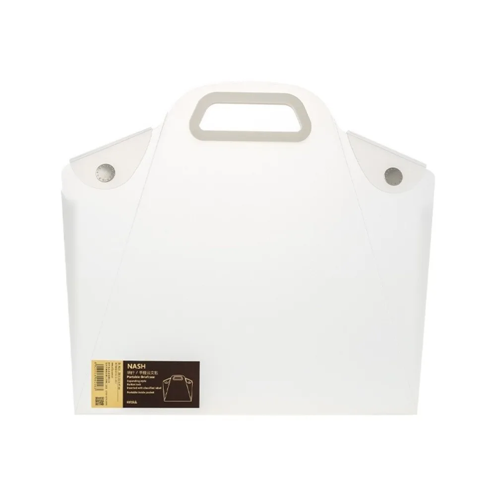

Portable Organization Clear Project Folders Waterproof Reusable Protector Carrying Case Hand-carrying Multicolor Document Folder