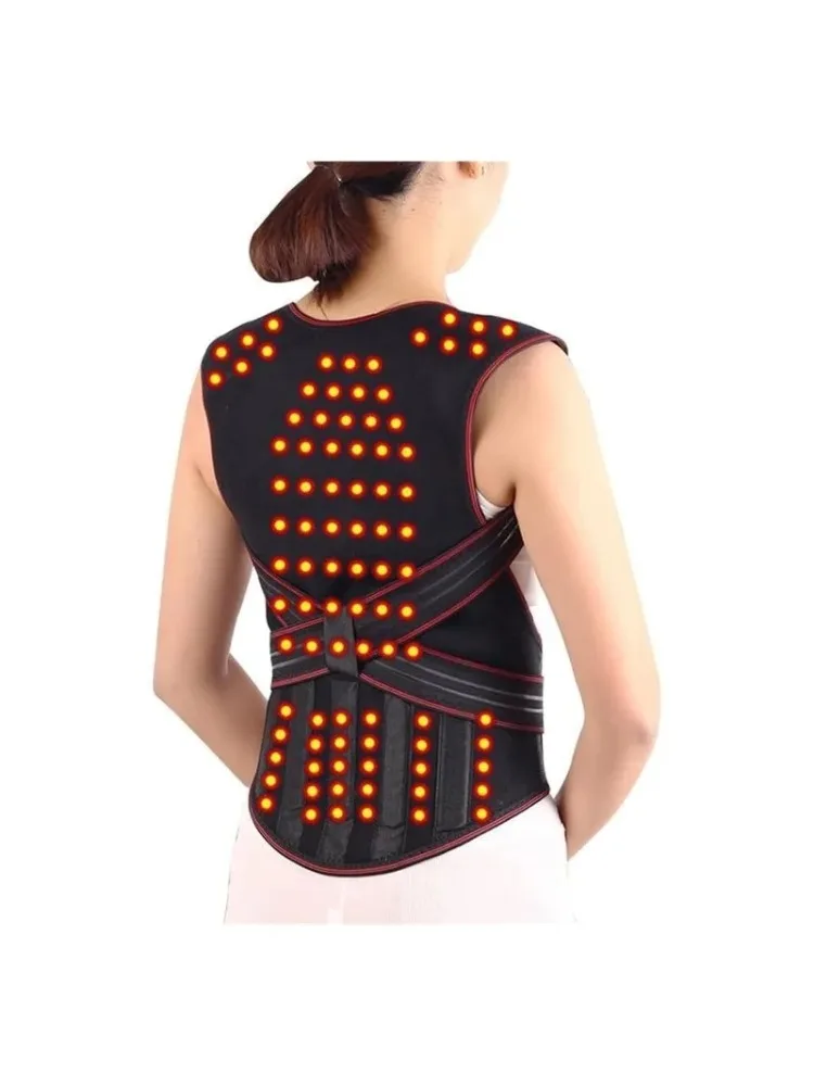 Auto-chauffant vêtements chauds auto-chauffant taille et dos correcteur de Posture gilet chaud Corset taille soutien ceinture Corset correcteur