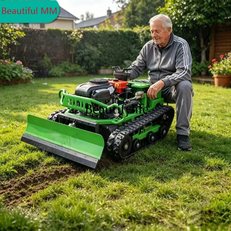 M138 Asmt  Industrial-Grade RC Tracked Lawnmower Intelligent 23HP Slope Capability 60° 800mm Cutting Width Remote Control Lawn M