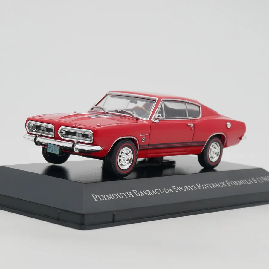 

IXO масштаб 1:43 Plymouth Barracuda Sports 1968 имитация мышечной машины Модель автомобиля из сплава литые игрушки автомобиль коллекционный сувенир