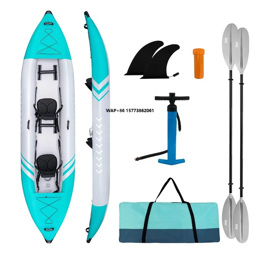 

2 Person Drop Stitch Folding Fishing Canoe Inflatable Kayak for Sale