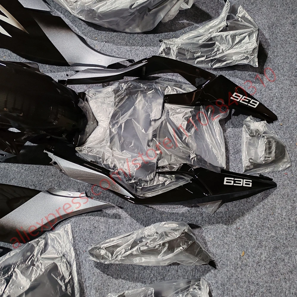 For Kawasaki ZX6R 636 2019 2020 2021 2022 2023 Black Motorcycle Fairings ZX 6R 19-23 Fairing Set Bodywork Panel Kit Fit - Image 6