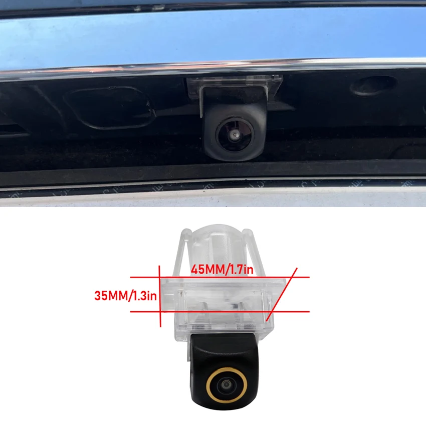 AHD CCD 1920×1080P 170° Golden Fisheye Wide Angle Waterproof Camera For Mercedes Benz C E S CL Class W204 W212 W216 W221 High HD