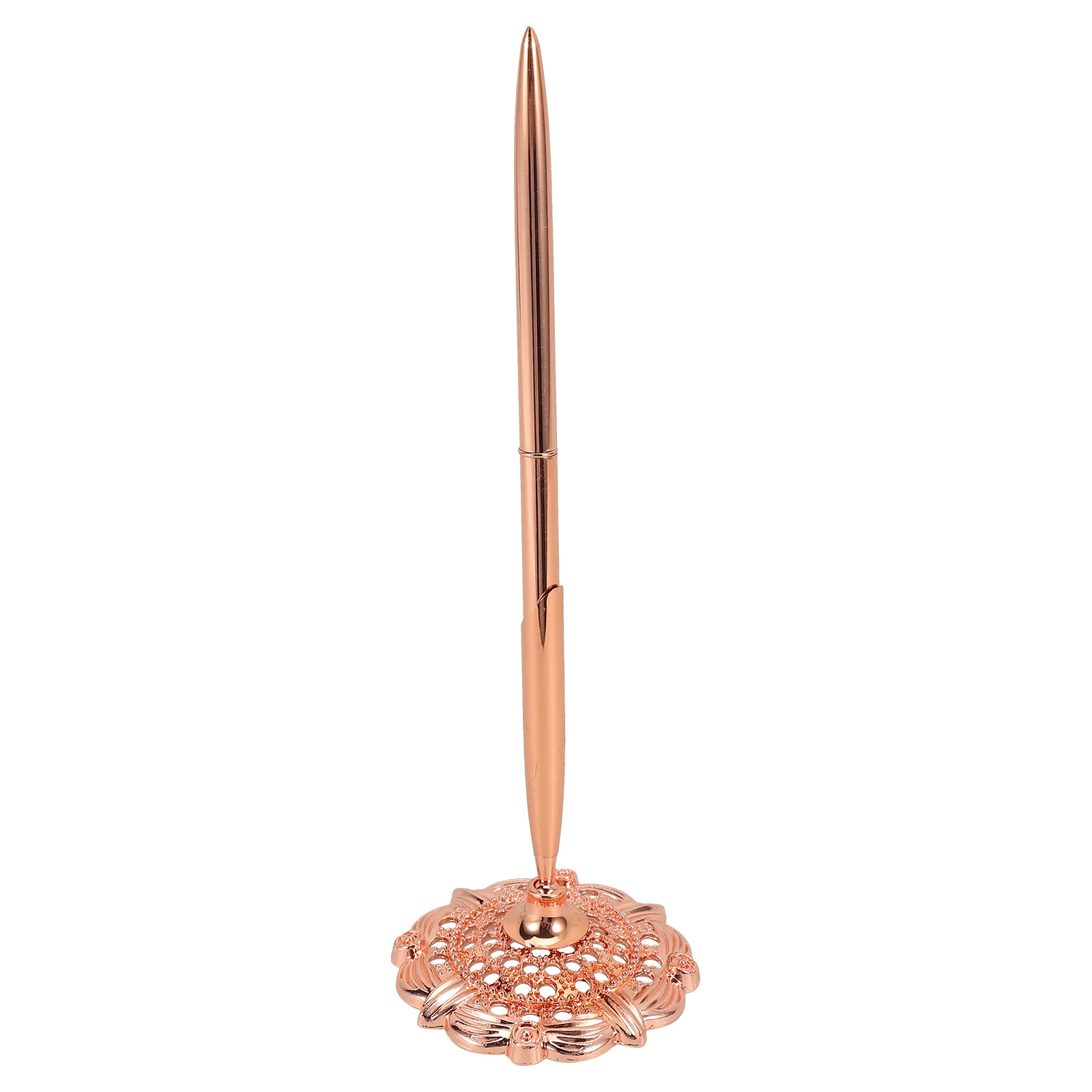

Signature Pen Ballpoint Pretty Handwriting Pens Short Rose Gold for Servers Work Business