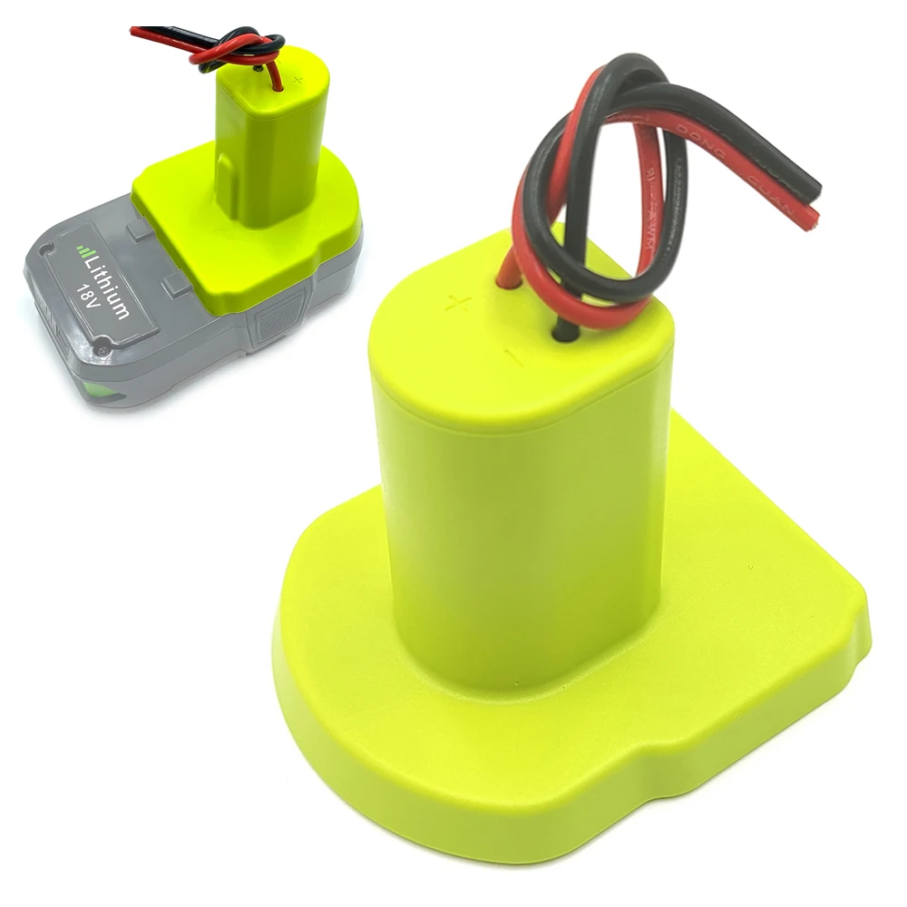 Adaptador de Bateria para Ryobi One Mais 18v 18v Nimh Nicd Li-ion Battery Faça Você Mesmo Power Wheels Adaptador Tool Conector para Ryobi com Fios 12awg