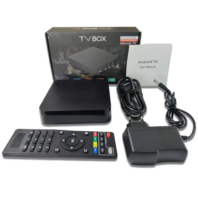 4K TV Box Android TV Box 2,4G Wifi Hause Fernbedienung TV Empfänger Google Spielen Youtube Netzwerk Media player Set-top Box