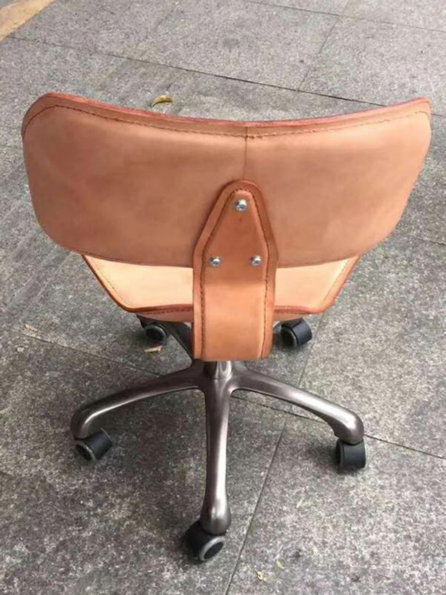 Leather Chair Lifting Chair Rotating Back  Office