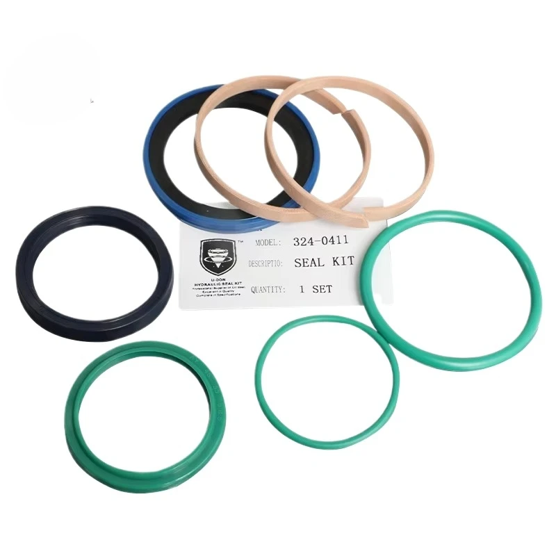 

324-0411 Hydraulic Cylinder Seal Kit 3240411 For Wheel Backhoe Loader Cat 420f 428e 428f 430f 432e 432f 442e